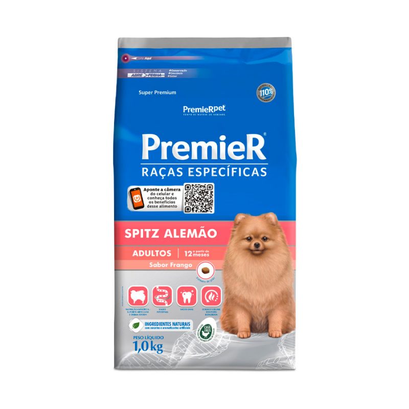 PREMIER SPITZ ALEMÃO ADULTO 1KG