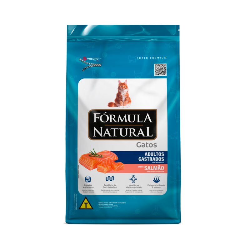 FORMULA NATURAL GATO AD CAST SALMAO 7KG