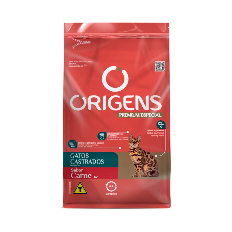 ORIGENS GATO CASTRADO CARNE 10,1KG