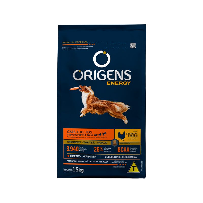 ORIGENS ENERGY CAES ADULTOS FRANGO 15KG