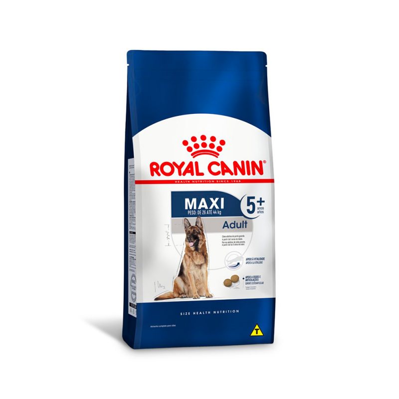 ROYAL CANIN CÃES ADULTOS 5+ MAXI 15KG