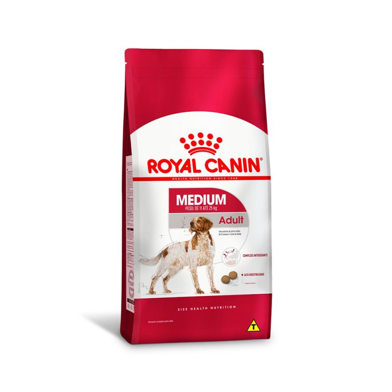 ROYAL CANIN CÃES ADULTOS MEDIUM 2,5KG