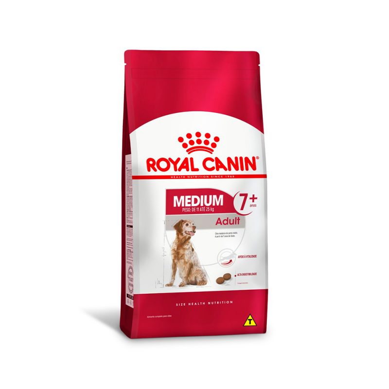 ROYAL CANIN CÃES ADULTOS 7+ MEDIUM 15KG