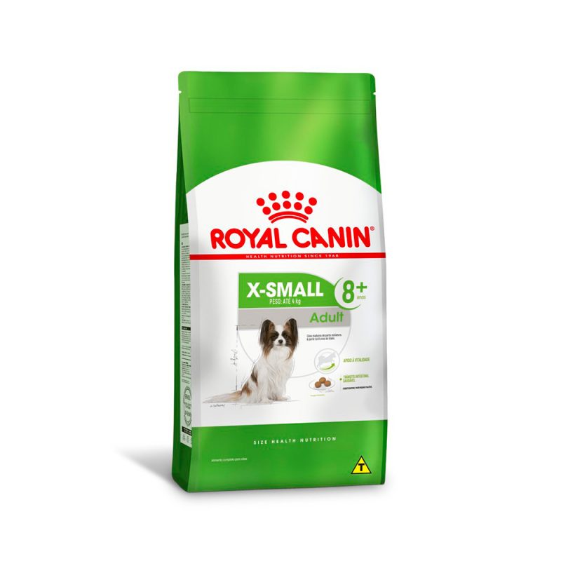 ROYAL CANIN CÃES ADULTOS 8+ X-SMALL 2,5KG