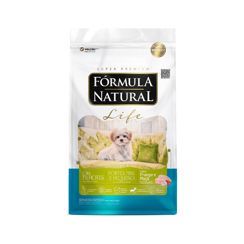 FÓRMULA NATURAL LIFE CÃES FILHOTE RAÇA PEQUENA 15KG