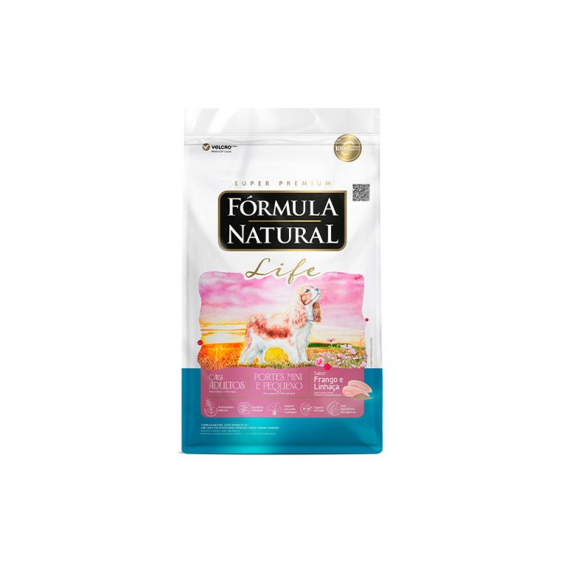 FÓRMULA NATURAL LIFE CÃES ADULTOS RAÇA PEQUENA 7KG