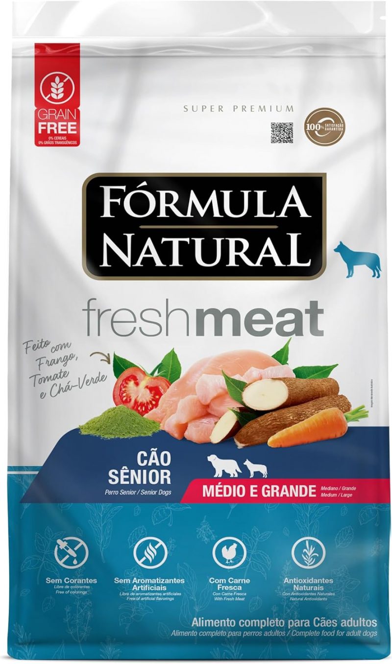 FRESH MEAT CÃES SENIOR RAÇA MEDIO E GRANDE 12KG