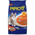 Areia Higiênica Pipicat Multi-Cat 12Kg