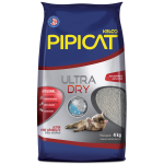 Areia Higiênica Pipicat Ultra Dry 4Kg