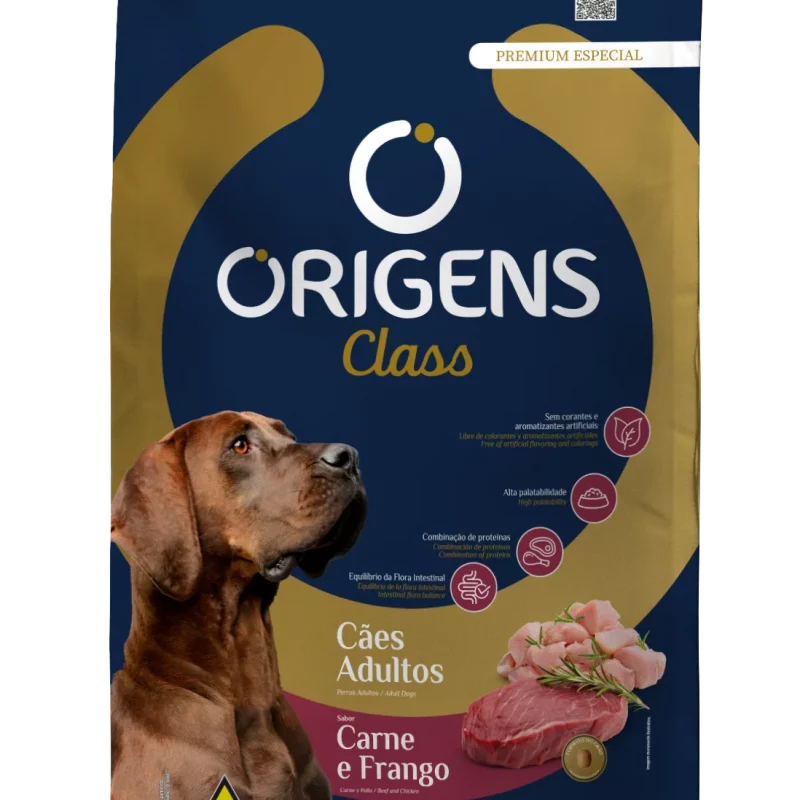 ORIGENS CLASS CÃES ADULTOS CARNE/FRANGO 20KG