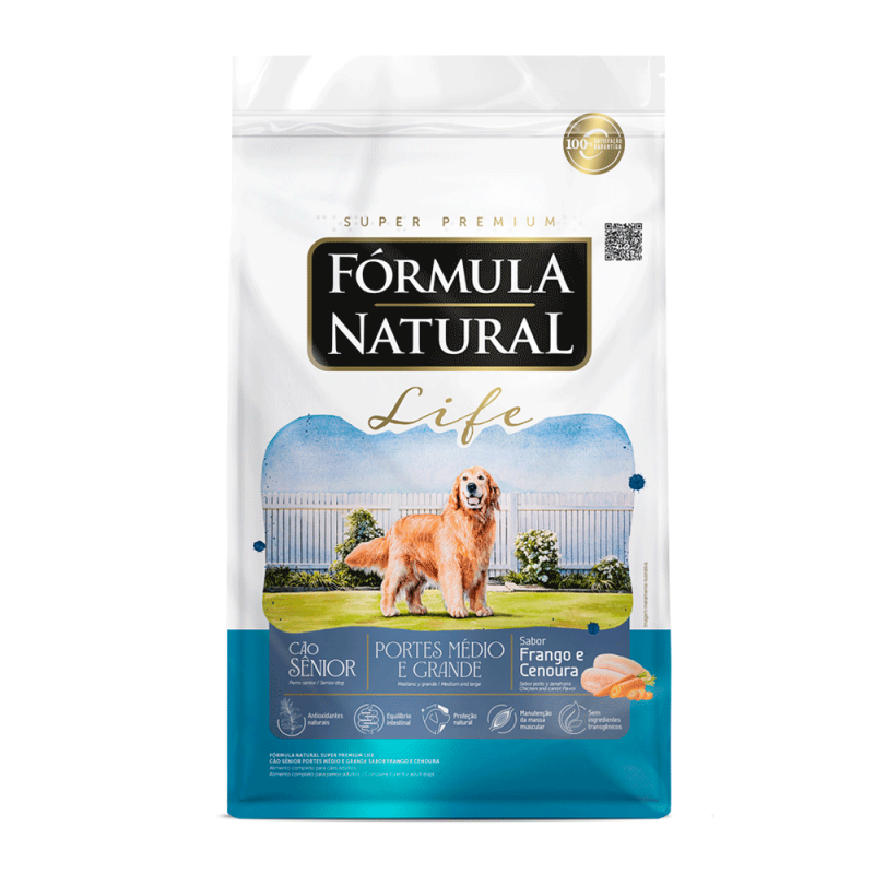 FORMULA NATURAL LIFE CAES SENIOR PORT MED/GR 15KG