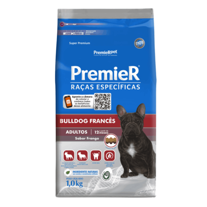 PREMIER BULLDOG FRANCÊS ADULTO 1KG