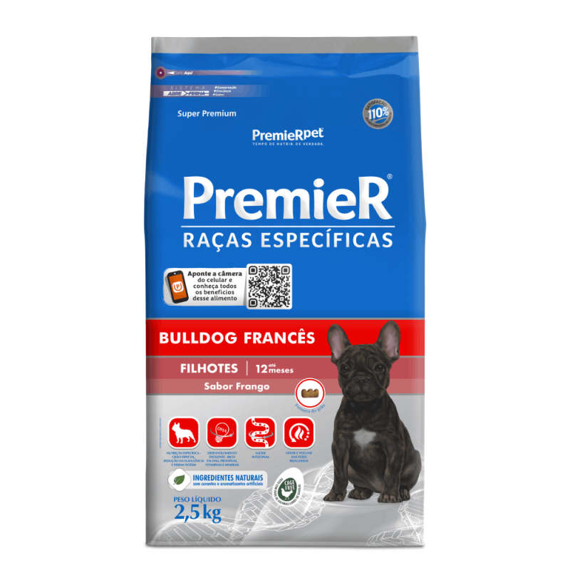 PREMIER BULLDOG FRANCÊS FILHOTE 2,5KG