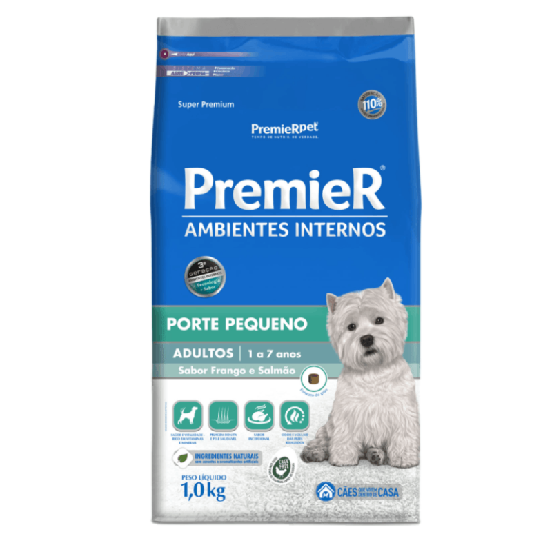 PREMIER AMBIENTES INTERNOS CÃES ADULTOS 1KG