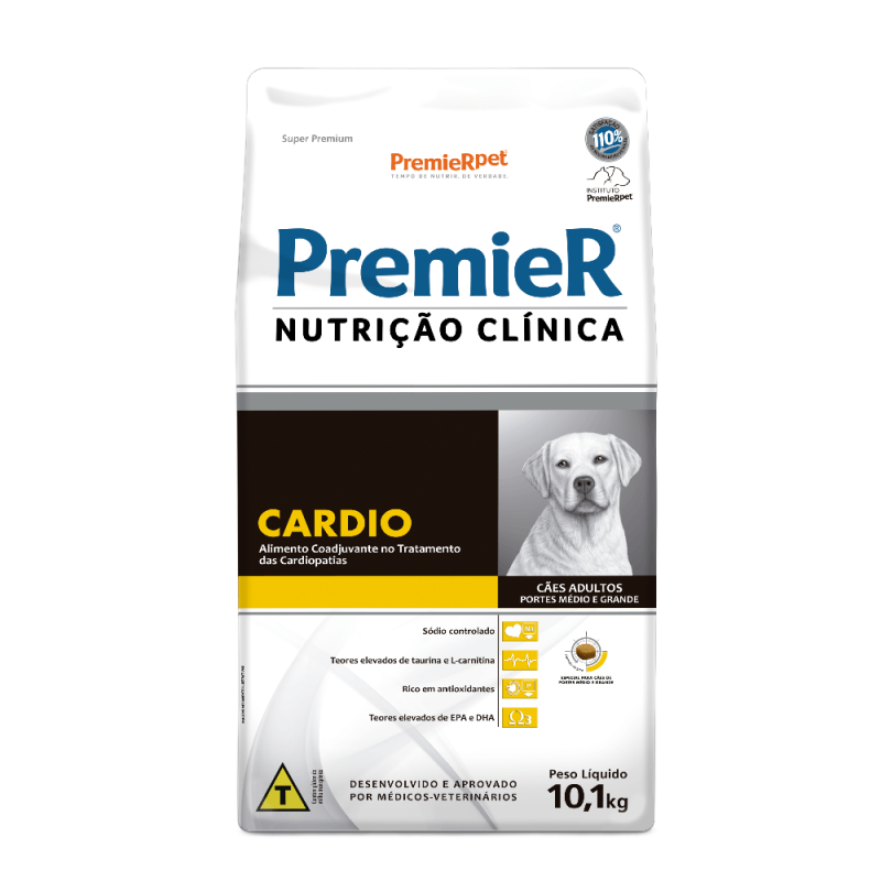 PREMIER NUTRIÇÃO CLINICA CÃES CARDIO MED/GRD 10,1 KG