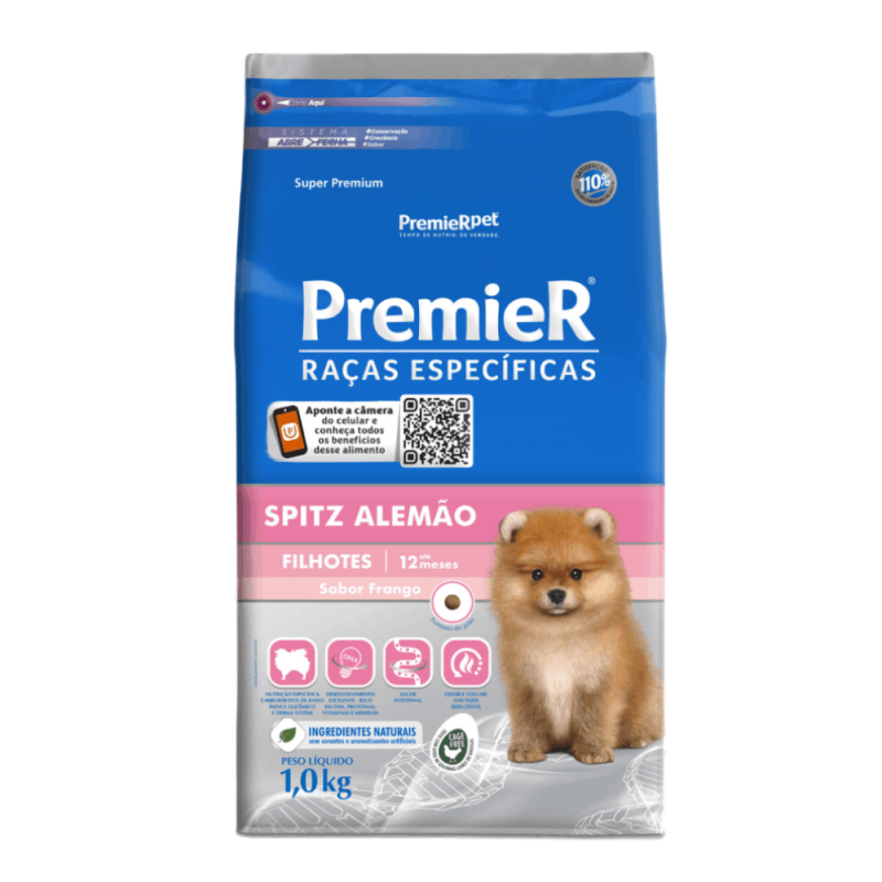 PREMIER SPITZ ALEMÃO FILHOTE 1KG