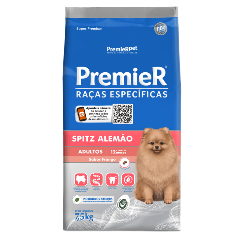 PREMIER SPITZ ALEMÃO ADULTO 7,5KG