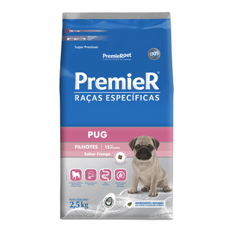 PREMIER PUG FILHOTE 2,5 KG