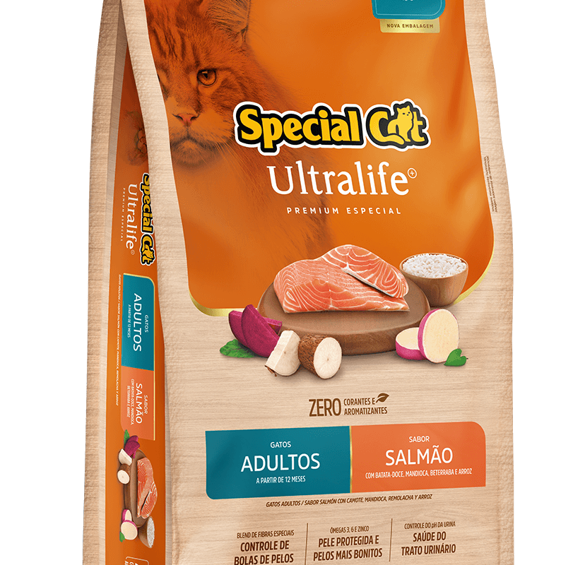 SPECIAL CAT ULTRALIFE ADULTOS SALMAO 10,1KG