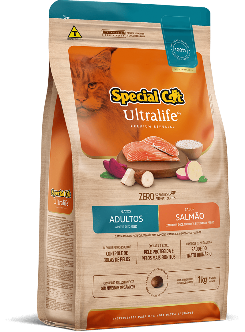 SPECIAL CAT ULTRALIFE ADULTOS SALMAO 1KG