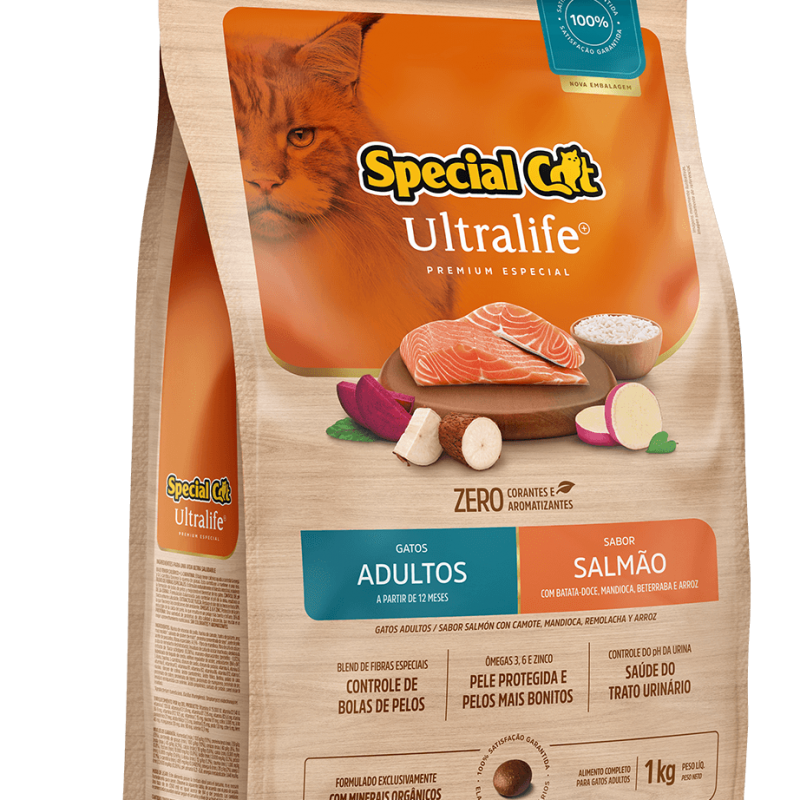 SPECIAL CAT ULTRALIFE ADULTOS SALMAO 1KG