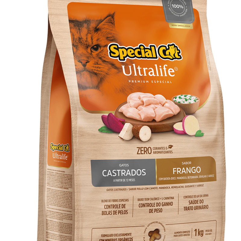 SPECIAL CAT ULTRALIFE CASTRADOS FRANGO 1KG