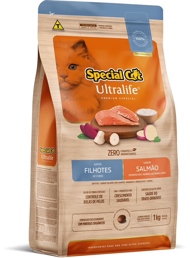 SPECIAL CAT ULTRALIFE FILHOTES SALMAO 1KG