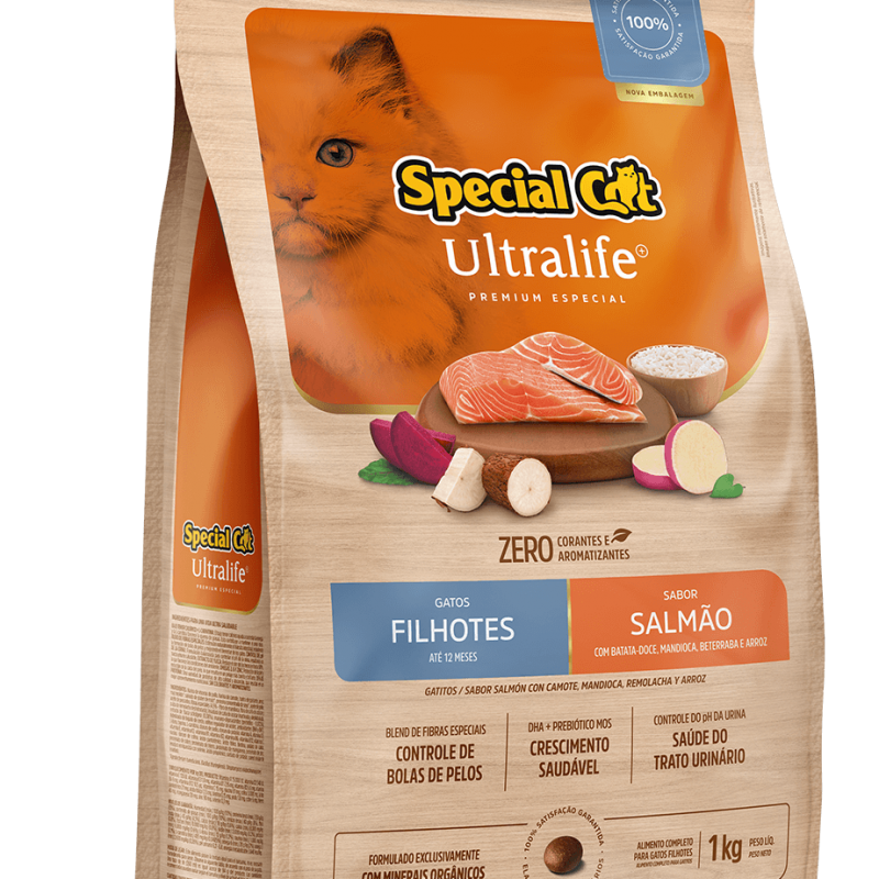 SPECIAL CAT ULTRALIFE FILHOTES SALMAO 1KG