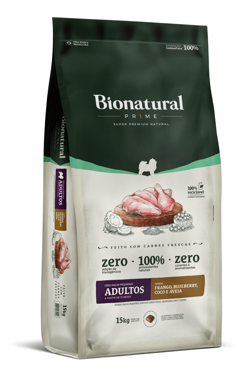 BIONATURAL PRIME CAES AD. RP FRANGO 15 Kg