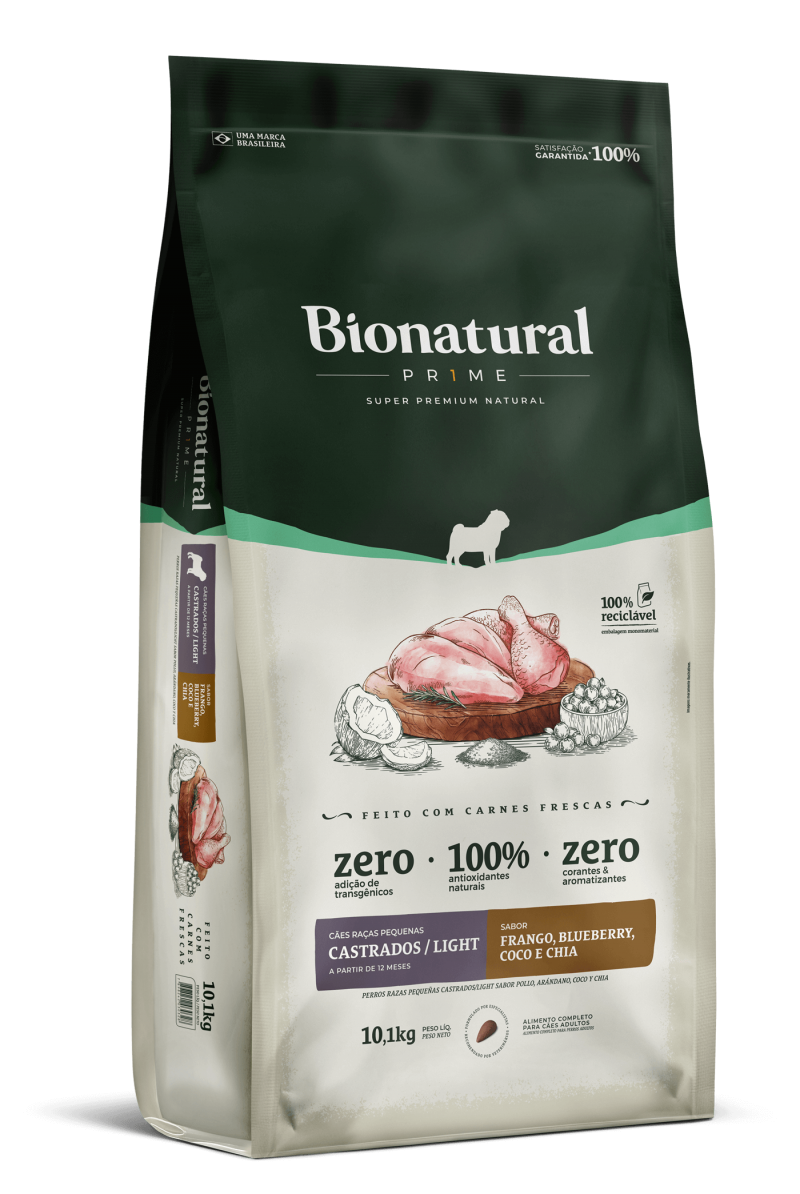 BIONATURAL PRIME CAES RP LIGHT FRANGO 10kg