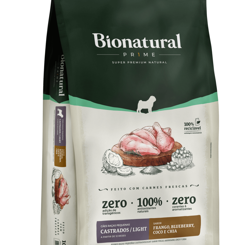 BIONATURAL PRIME CAES RP LIGHT FRANGO 10kg