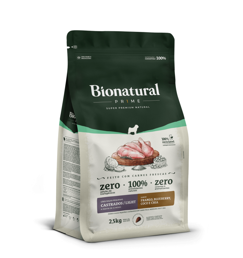 BIONATURAL PRIME CAES RP LIGHT FRANGO 2,5