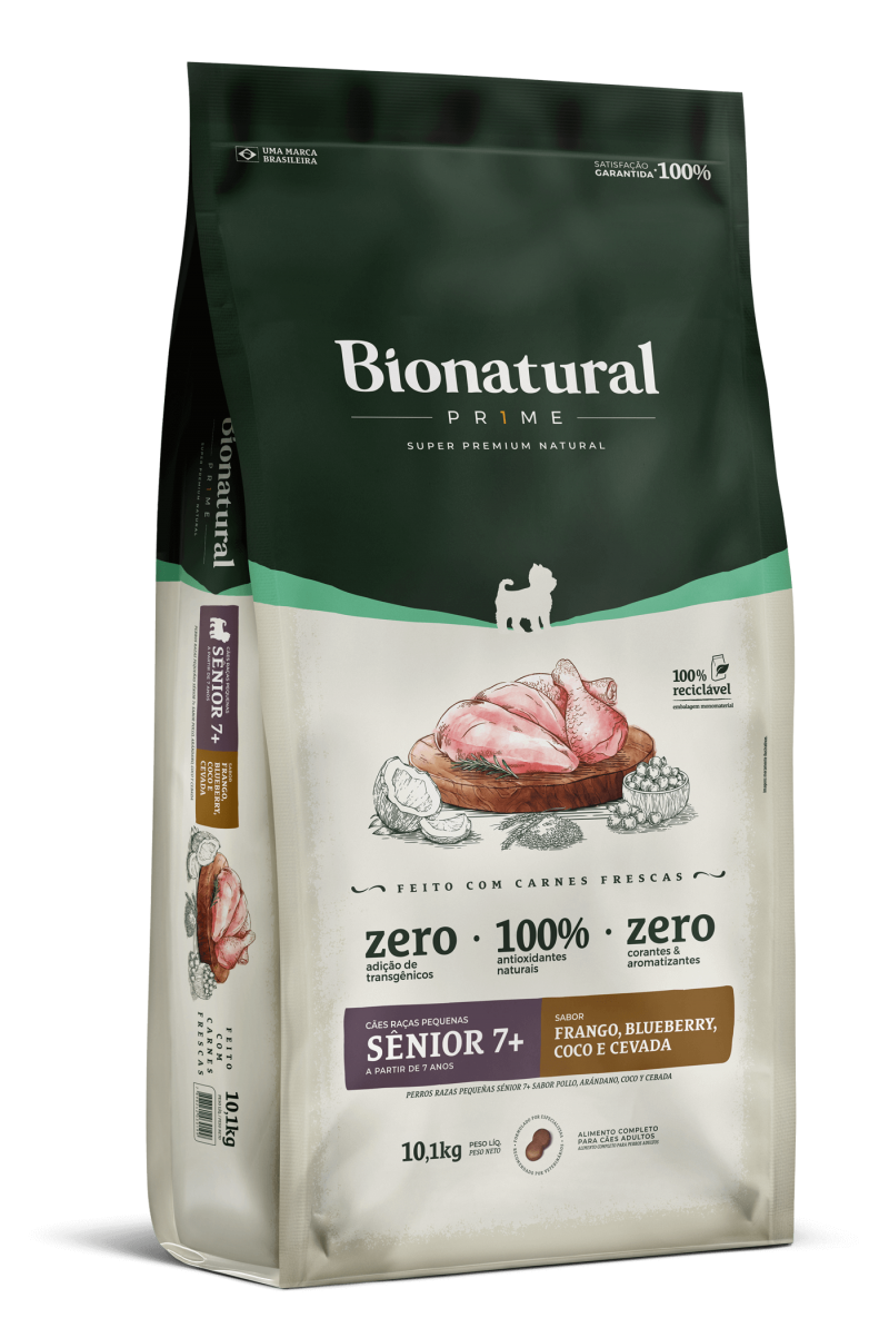 BIONATURAL PRIME CAES SENIOR RP FRANGO 10kg