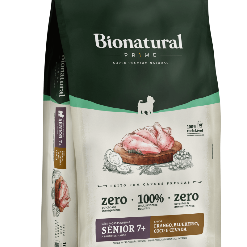 BIONATURAL PRIME CAES SENIOR RP FRANGO 10kg