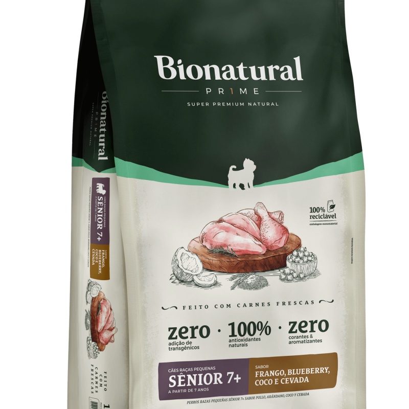 BIONATURAL PRIME CAES SENIOR RP FRANGO 15kg