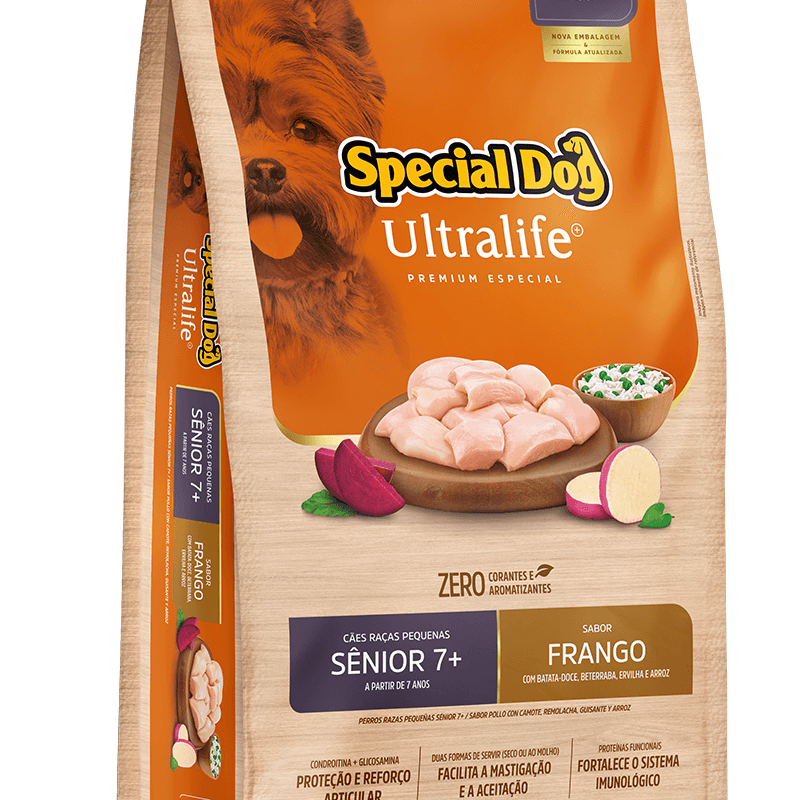 SPECIAL DOG ULTRA LIFE SENIOR CÃES ADULTOS RAÇA PEQUENA 15KG*