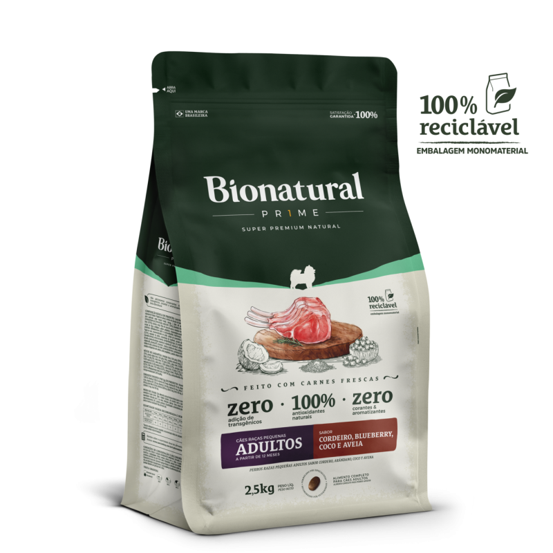 BIONATURAL PRIME CAES AD. RP CORDEIRO 2,5