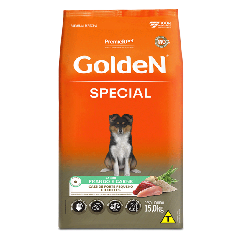 GOLDEN SPECIAL CAES FILHOTES PEQ PORTE 15 KG