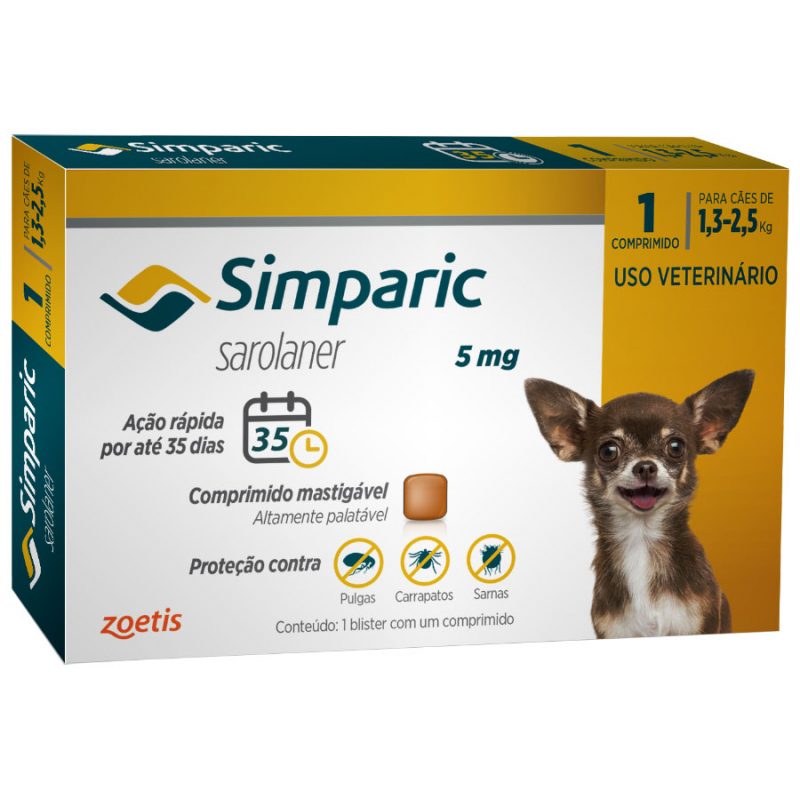 SIMPARIC CÃES 1,3 A 2,5KG