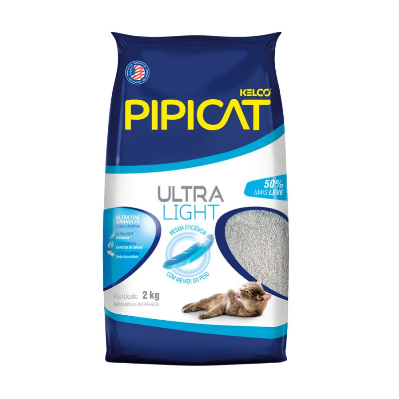 AREIA HIGIENICA PIPICAT ULTRA 2KG