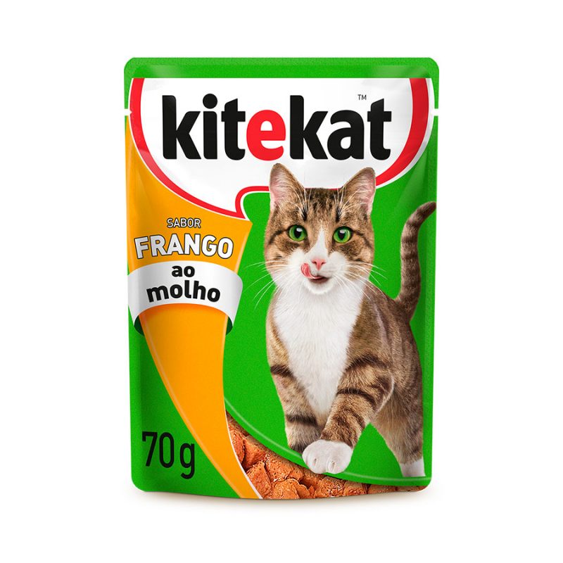 SACHÊ KITEKAT GATOS ADULTOS FRANGO 70G