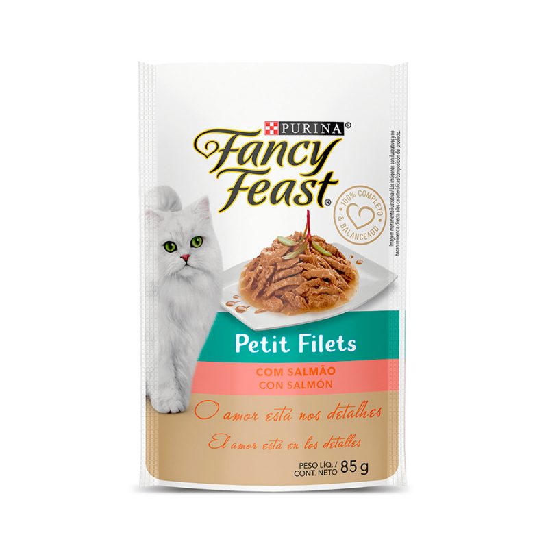 SACHÊ FANCY FEAST PETIT FILETS SALMÃO 85G