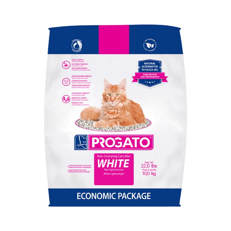 AREIA HIGIENICA PROGATO BRANCO 10.0KG