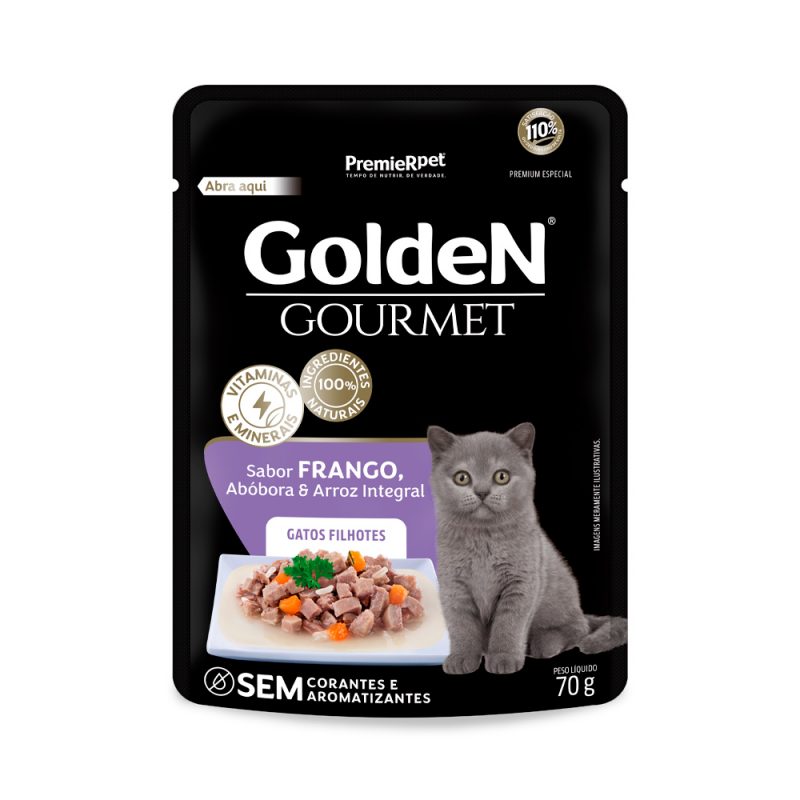 SACHE GOLDEN GOURMET GATOS FILH FRANGO 70G