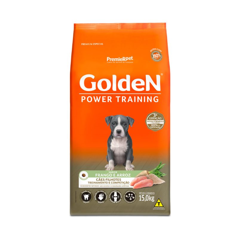 GOLDEN POWER TRAINING CÃES FILHOTES 15KG