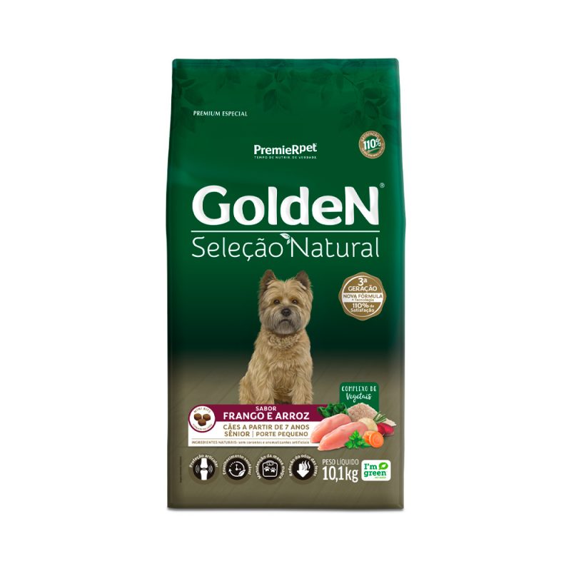 GOLDEN SELEÇÃO NATURAL CAES ADULTO RAÇA PEQUENA SENIOR 10,1 KG