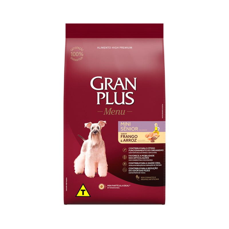 GRANPLUS CÃES ADULTOS SÊNIOR RAÇA PEQUENA 10KG