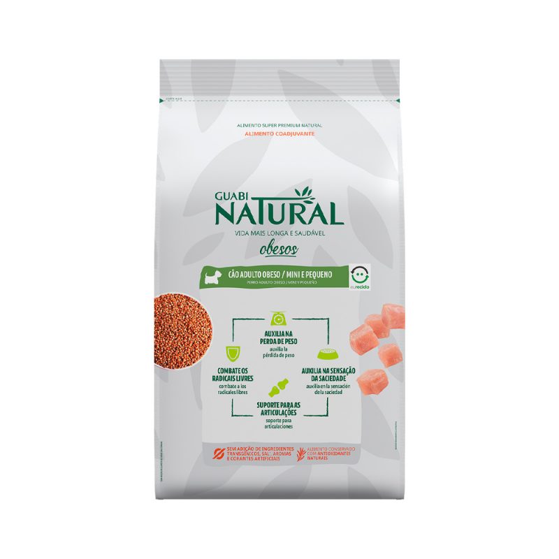 GUABI NATURAL CÃES OBESOS RAÇA PEQUENA 10,1KG