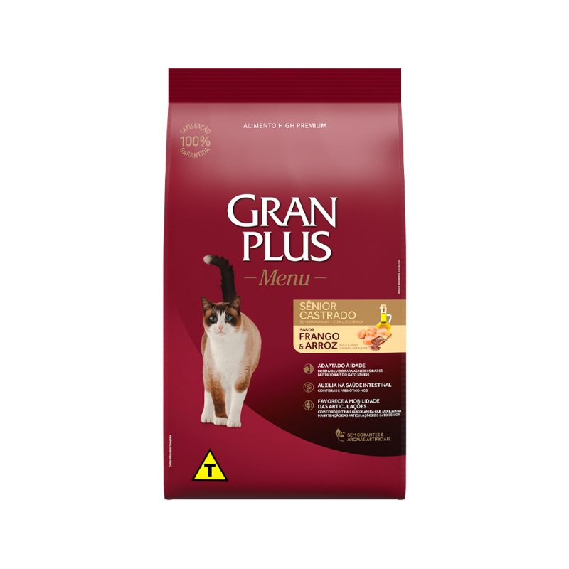 GRANPLUS GATOS ADULTOS CASTRADOS SENIOR 10KG