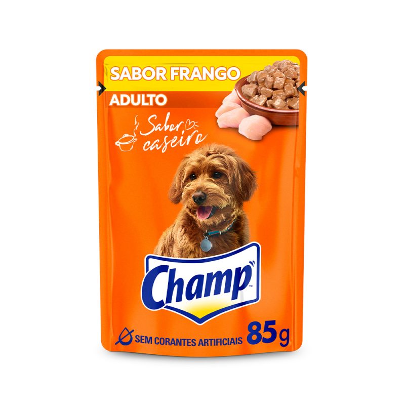 SACHE CHAMP ADULTO FRANGO 85G